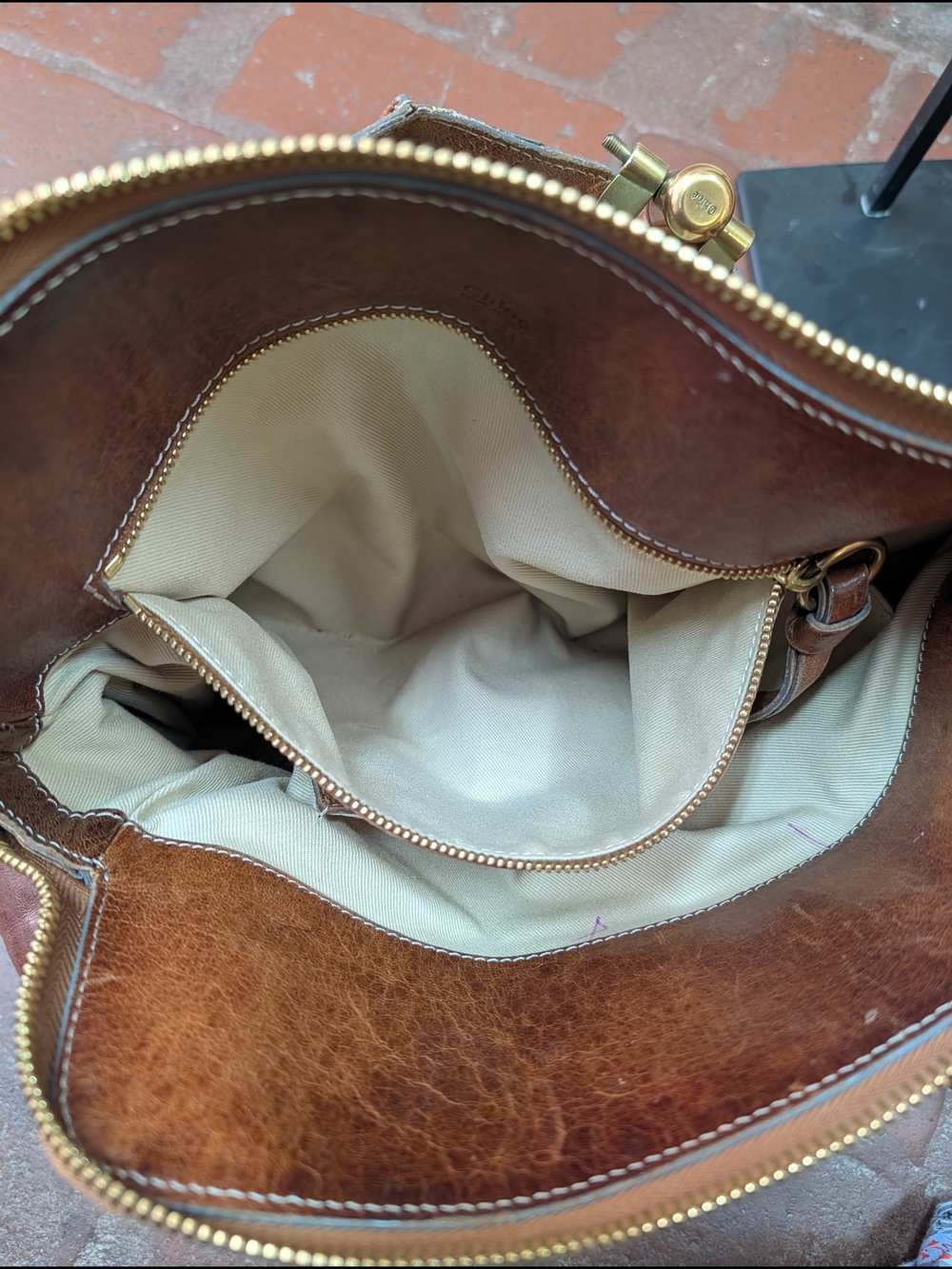 Chloé Brown Braided Leather Heloise Shoulder Bag - Picture 14 of 15